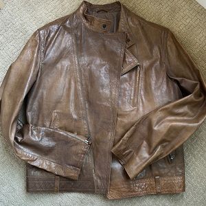Hugo Boss Lamb Leather Men’s Jacket Size 54 (US L)